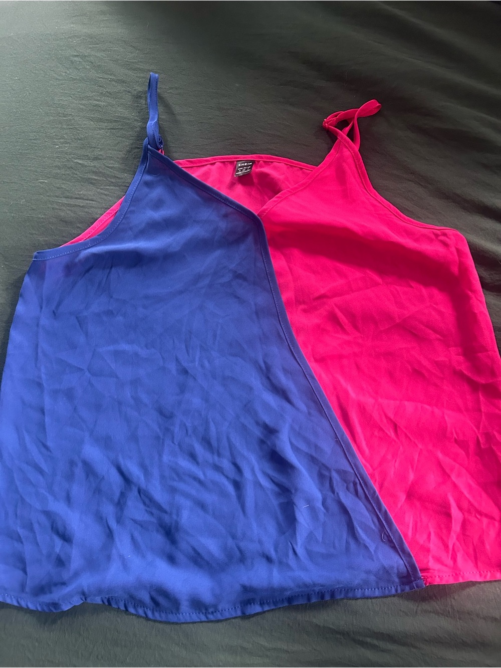 SHEIN Colorblock Royal Blue & Hot Pink Cami